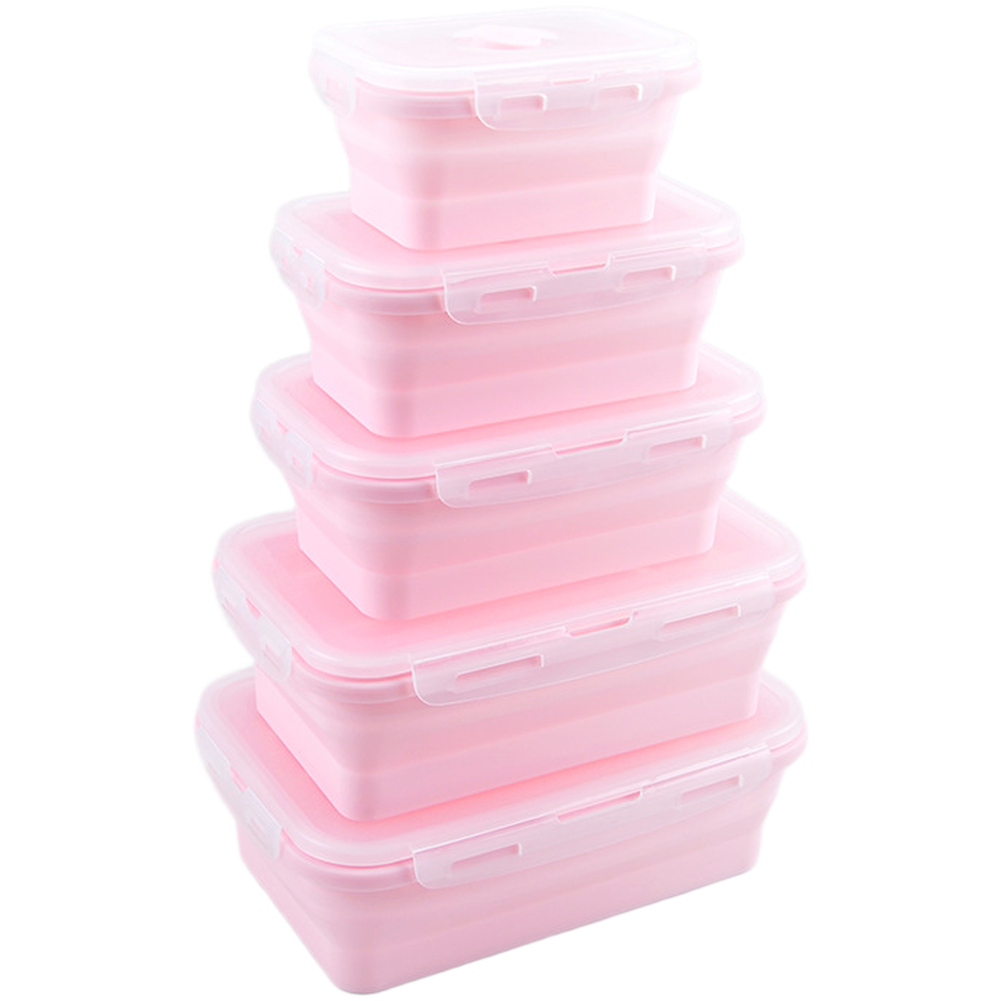 Foldable Silicone Lunch Box Se - Food Storage Silicone avaliação e preço