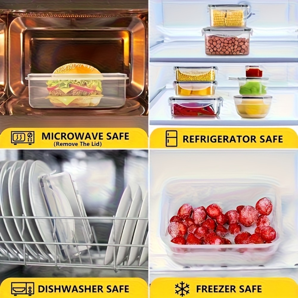 Set BPA-Free Airtight Food Con - Food Storage Order avaliação e preço