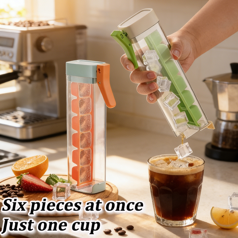 Ice Cube Tray with Lid Easy Re - Food Storage Silicone avaliação e preço