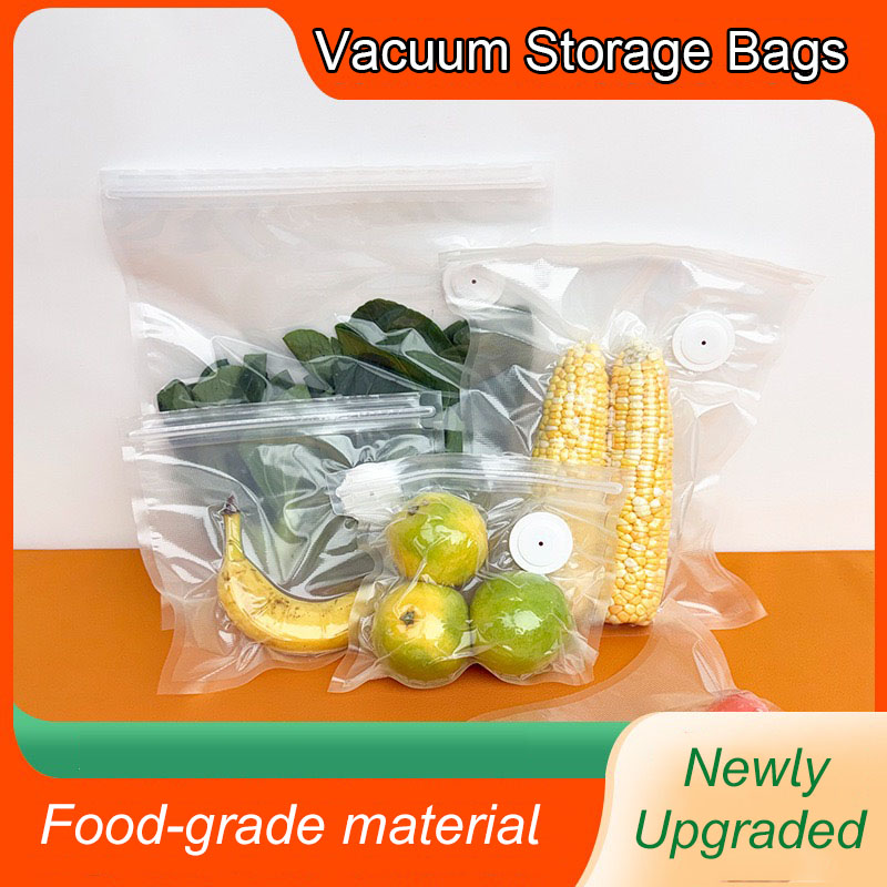 New Reusable Air Vacuum Storag - Food Storage Zip Bags avaliação e preço