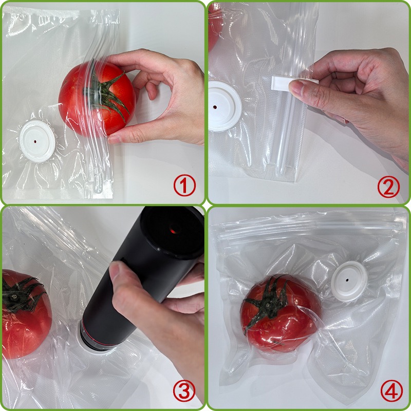 New Reusable Air Vacuum Storag - Food Storage Zip Bags avaliação e preço