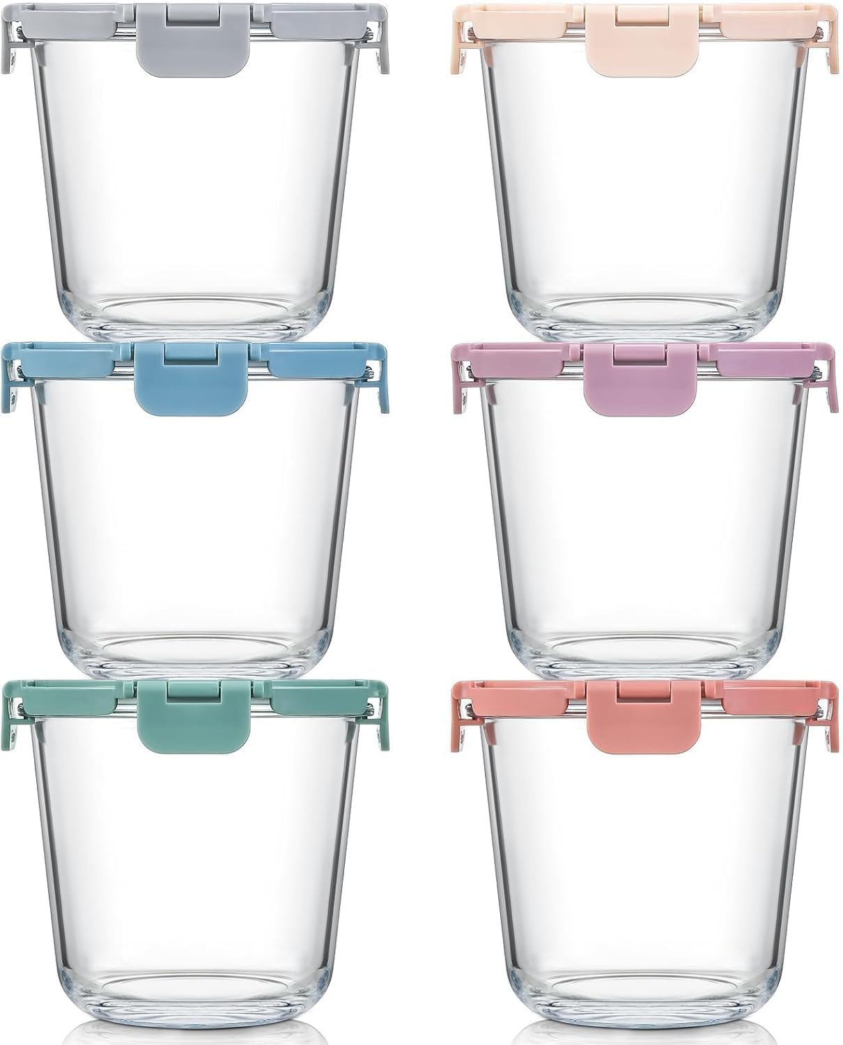 [UPGRADED LID] 6 Sets 3 Cup/24 - Set Food Storage avaliação e preço
