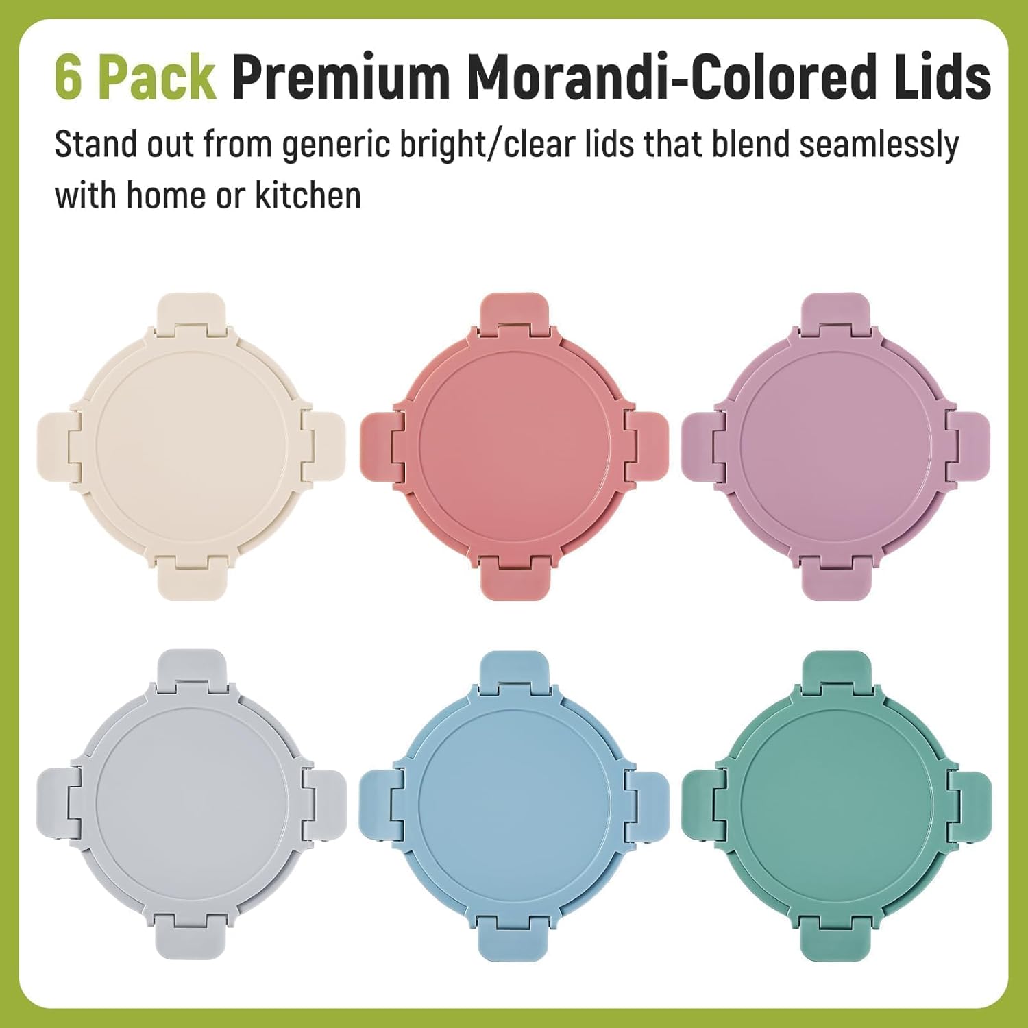 [UPGRADED LID] 6 Sets 3 Cup/24 - Set Food Storage avaliação e preço