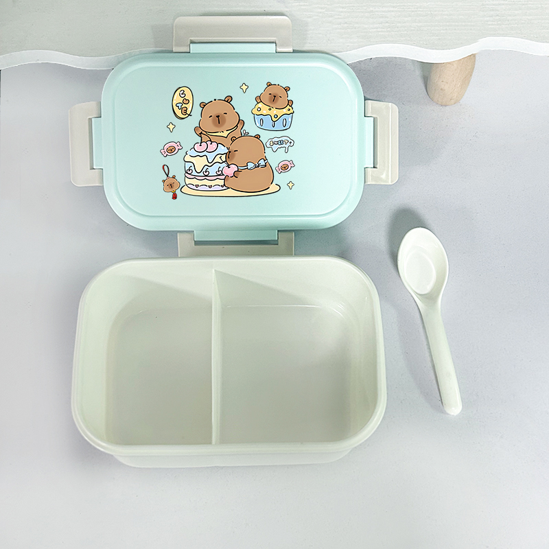 Capybara Bento Lunch Box Carto - Food Storage Box avaliação e preço