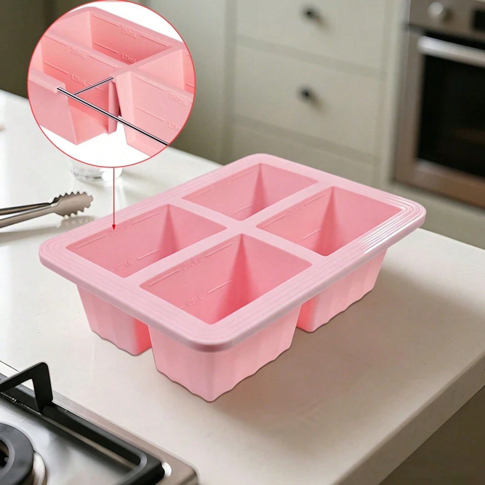 Reusable Silicone Soup Freezer - Food Storage Silicone avaliação e preço