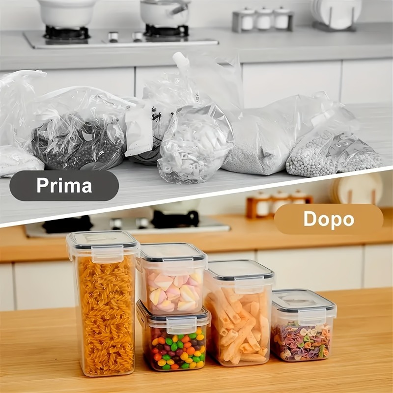24 pcs Airtight Food Storage C - Food Storage Lid avaliação e preço