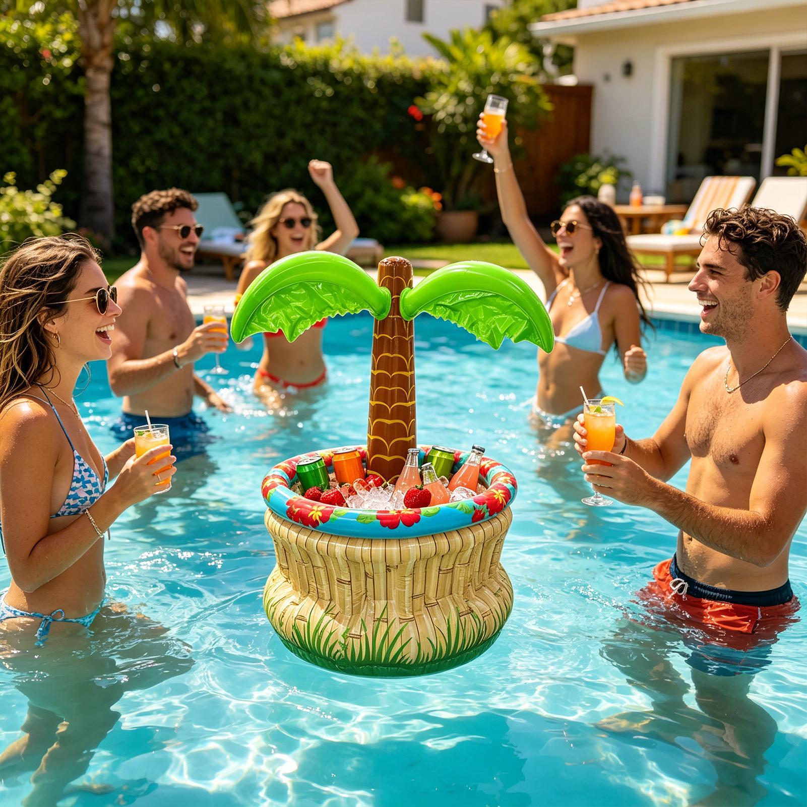 PVC Inflatable Pool Float Cool - Food Storage In Cooler avaliação e preço