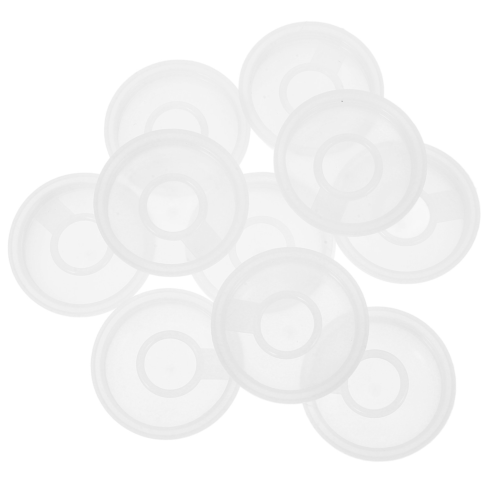 10Pcs Plastic Chemical Bucket  - Food Storage Lid avaliação e preço