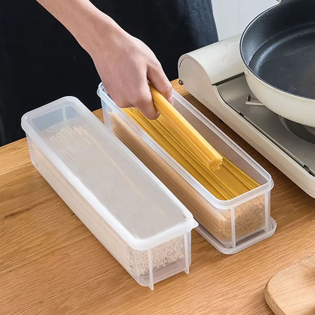 1 Plastic Transparent Storage  - Food Storage Order avaliação e preço