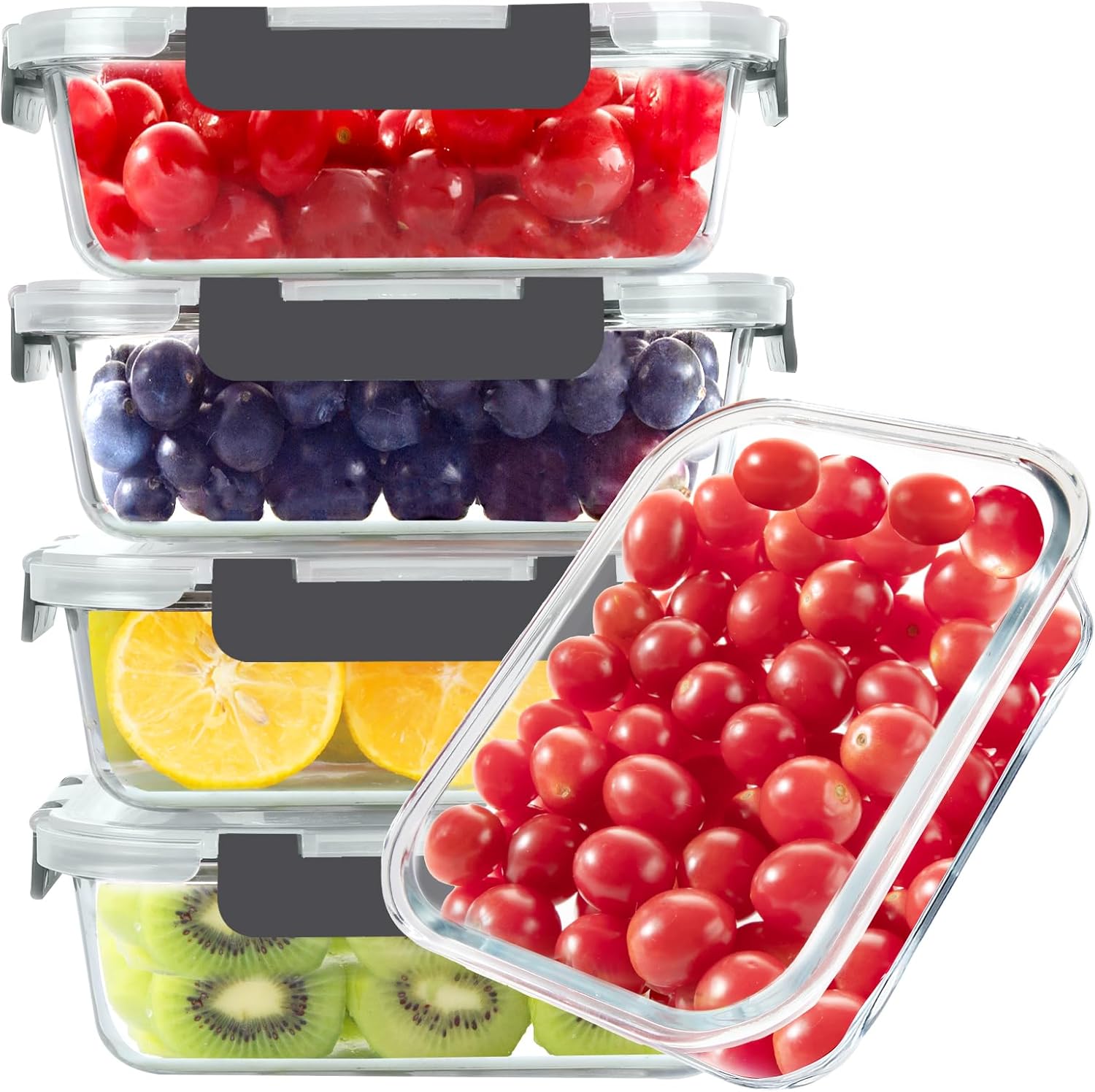 Glass Food Storage Containers, - Food Storage Box avaliação e preço