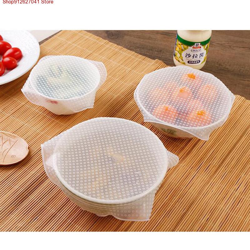 4PCS Silicone Reusable Bowl Co - Food Storage Variety Pack avaliação e preço