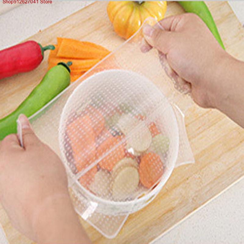 4PCS Silicone Reusable Bowl Co - Food Storage Variety Pack avaliação e preço